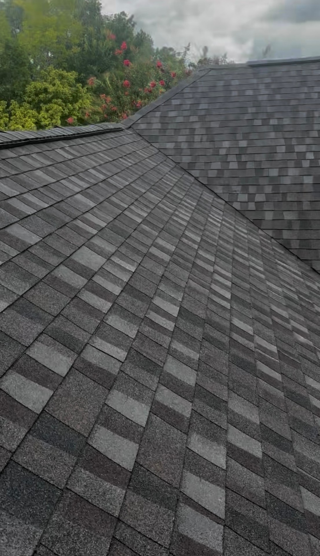 Architectural shingle residential roof installed by Shurden's Roofing in Starkville MS